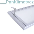 ILMIT TGlass-11 1150W szklany panel grzewczy na podczerwień, grzejnik promiennikowy (ścienno-sufitowy), przezroczysty - uchwyt montażowy