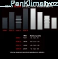 Seria ICON  Pionowe grzejniki hybrydowe, dualne panele grzewcze (kolor: antracyt lub biały)