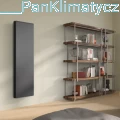 ICON  Pionowy grzejnik hybrydowy, dualny panel grzewczy (kolor: antracyt)