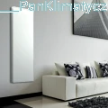 ICON  Pionowy grzejnik hybrydowy, dualny panel grzewczy (kolor: biały)