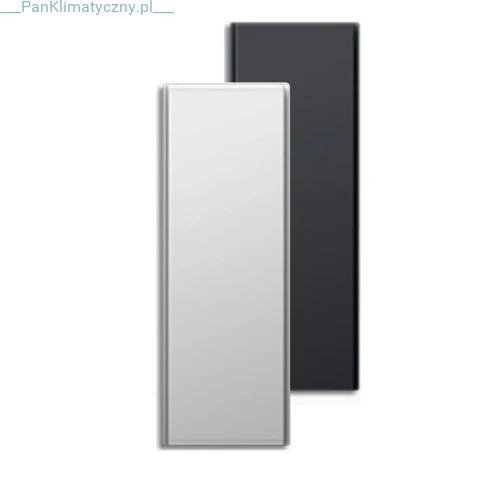 ICON  Pionowy grzejnik hybrydowy, dualny panel grzewczy (kolory: biały, antracyt)