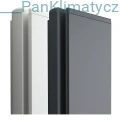 ICON  Pionowy grzejnik hybrydowy, dualny panel grzewczy (kolory: biały, antracyt)