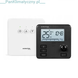 3021RT-B Bezprzewodowy programowalny termostat, regulator temperatury - czarny (odbiornik i nadajnik) 