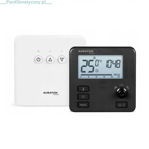 3021RT-B Bezprzewodowy programowalny termostat, regulator temperatury - czarny (odbiornik i nadajnik)