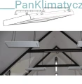 Ecosun S+  przemysłowe panele grzewcze na podczerwień - mocowanie sufitowe