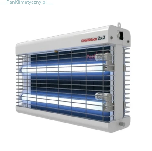 CHAMELEON 2x2 - Lampa lepowa na owady (lampa owadobójcza) , biały PESTWEST