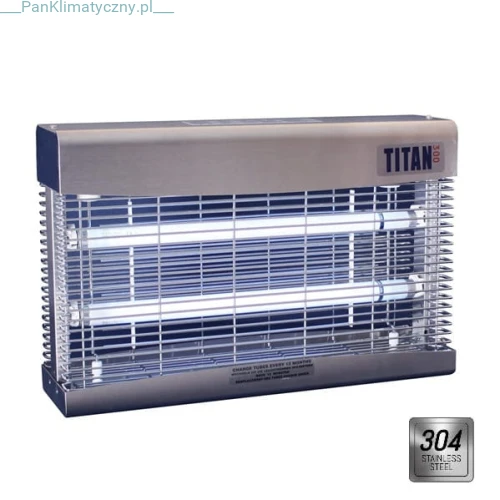 Titan 300 (30W) Lampa rażąca na owady (lampa owadobójcza), stal nierdzewna PEST WEST