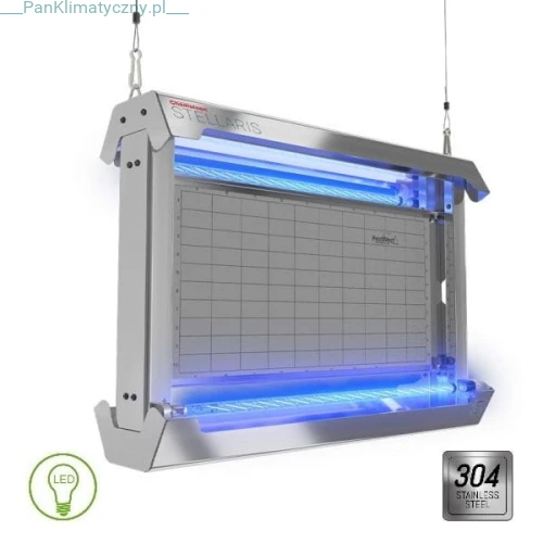 CHAMELEON STELLARIS X LED Lampa lepowa na owady (lampa owadobójcza) , stal nierdzewna PESTWEST