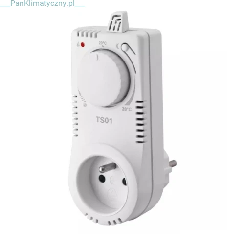 TS-01 Manualny regulator temperatury, termostat gniazdkowy
