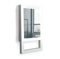 QUADRO VISIO Termowentylator łazienkowy, grzejnik elektryczny z nawiewem 1800W, programowalny z lustrem